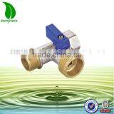 3 Way Brass Ball Valve Thread Connection thumbnail-1