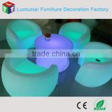 High quality lighting led furniture/ color changing led sofa / rechargeable outdoor led chair