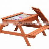 Large Outdoor Wooden Sandpit With Lid thumbnail-2