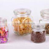 Square Glass Candy Jar With Glass Lid thumbnail-1