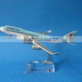 Metal B747 Korean Air Airplane Model for Promotional Gifts