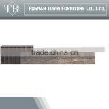 Modern White and Yellow Veins All Marble Combined Console Table thumbnail-5