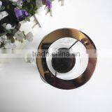 Clear Glass Candle Mason Handle Jar With Candle Tray and Lid thumbnail-3