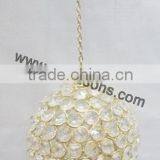 Wholesale Floor Crystal Candle Holder Stand With Hanging Crystal thumbnail-6