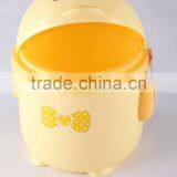 Household Garbage Can/Desktop Bin With Cartoon Patterns Plastic Trash Can thumbnail-6
