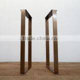 40 Inch Iron Black Matt Coated Flat Steel Bar Table Leg thumbnail-4