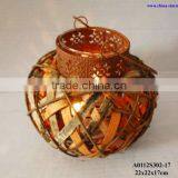 Hanging Birch Candle Lanterns thumbnail-2