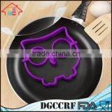 Silicone Owl Shaped Silicone Egg Ring, Eco-friendly Silicone Egg Cooking Mold thumbnail-2
