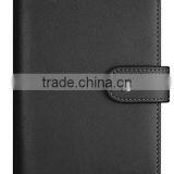 Customized Personalized Black Grain Leather Passport Holder With Card Slot thumbnail-2