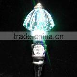 Clear Acrylic Wine Bottle Stopper With LED 7colors Lighting for Sale thumbnail-1