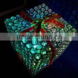 Square Diamond Chrismas Decorative Metal Gift Box thumbnail-1