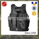 Black 600D Oxford Tactical Vest With Magazine Pouch Gun Holster Belt
