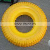 4.00-8 Wheelbarrow and Hand Trolley PU Foam Flat Wheel thumbnail-3