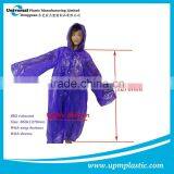 Emergency One Way Use Eco-friendly Degradable PE Raincoats thumbnail-1