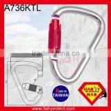 25KN Big Gate Open Mountain Climbing Aluminum Carabiner With HMS Type thumbnail-3