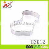New Stainless Steel Christmas Sock Cookie Cutter Biscuit Chocolate Cookie Fondant Cake Mold Baking Tools thumbnail-1