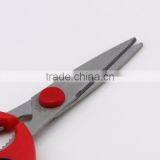 Stainless Steel Comfortable Red Handle Kitchen Shears thumbnail-3