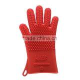 2016 Hot Selling FDA Grade Kitchenware Baking Silicone Oven Mitt Microwave Oven Gloves thumbnail-3