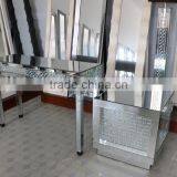 Vintage French Style Fir Wood Carving Mirror Frame, French Wooden Mirror, Wood Carving Mirror Frame thumbnail-6