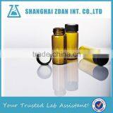 Brown Glass Sample Vials With Screw Caps, Amber Glass Sample Bottle For Laboratory Glassware thumbnail-1
