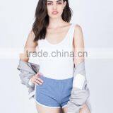 Dri Fit Shorts Wholesale Super Soft Cotton Spandex Striped Sporty Microfiber Softball Shorts Women thumbnail-4