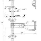 Замки и ручки для дверей Замки для дверей холодильников Загрузочные защелки thumbnail-3