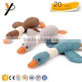 Cute Hotsale Promotion Kids Stuffed Duck Toy for Dog Green thumbnail-1