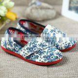 Cheap Factory Price Slip-on no Laces Fashion Stylish Cloth Casual Fabric Shoes for Kids Children Boys Girls or Adults China Flow thumbnail-2