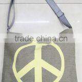 Fashion Shoulder Lady Popular Cotton Peace Bag thumbnail-1