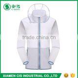 Custom Outdoor Ultrathin Sunscreen Ladies Blank Skin Jacket With Hood thumbnail-5