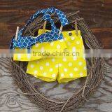 Fancy Chevron Swimsuit Pink Clothing Set Polka Dot Strapes Girl Summer Swim Wear thumbnail-3