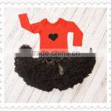 Patriotic Pettiskirts Sets Girls Clothing Cotton Top Set Skirts Chiffon Pettiskirt Set TuTu thumbnail-1