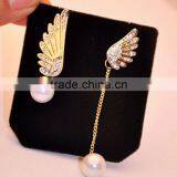 Zm33723a Fashion Jewelry 2017 Latest Unique Design Gold Plated Earrings thumbnail-5