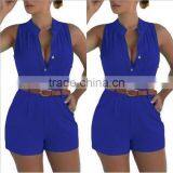 Zm50240b Fashion Women Trousers Europe Slim Jumpsuits Lady Loose Casual Short Pants thumbnail-2