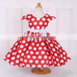 Children Frocks Designs Elegant Summer Dresses Printed Kids Girls Dresses L616 thumbnail-5