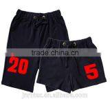 Fashion Trendy Custom 100% Cotton Printed Couple Beach Shorts Factory thumbnail-4