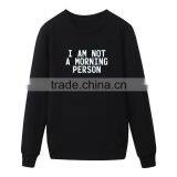 Wholesale High Quality Winter Sweatshirt Printing no Hood Sweatshirt Plus Size thumbnail-1