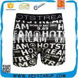 Plastisol Letters Printed Man's Underwear Boxer Cotton Fabric Briefs Shorts thumbnail-4