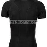 Polyester Gym Mens Spider Print Slim Fit Quick Dry Short Sleeve Blank Training T Shirt thumbnail-3