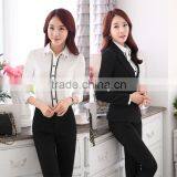 Ladies Office Uniform Designs Hotel Uniforms for Women Pants and Blouse thumbnail-2