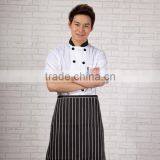 Custom Classic White Cook Restaurant Bakery Bar Kitchen Workwear Chef Coats Wholesale thumbnail-2