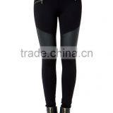 Elasticized Waistband Skinny PU Legging Sexy Fancy Legging for Ladies thumbnail-2