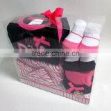 New Born Baby 5pcs Pvc Gift Set Baby Products Summer Dress Kids Clothes thumbnail-1