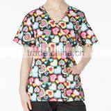 New Style Wholesale Custom Nurse Uniform Medical Scrub Top Hospital Fashionable Nurse Uniform Designs thumbnail-3