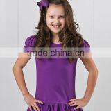 2016 New Summer Kids Tops With Grape Ruffle Crewneck Girl Tees Children Clothes GT90420-47 thumbnail-1