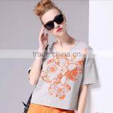 Wholesale Fashion Embroider Women's Crop Top thumbnail-3