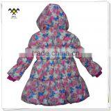 Fujian Factory High Quality Printing Packable Quilted Girl Jacket thumbnail-2