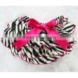 Baby Hot Pink Zebra Satin Ruffles Panties Bloomers BSZ5 thumbnail-1