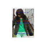 Piced Together Rabbit Fur With Rabbit Fur Apparel S-610-1