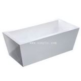 Chinese rectangle portable acrylic freestanding bathtub